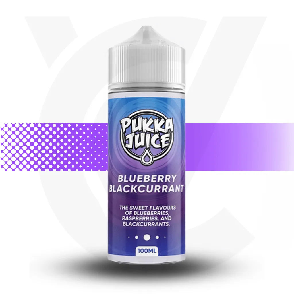 Pukka Juice 100ml E-Liquid - Blueberry Blackcurrant | Cloud Vapez UK
