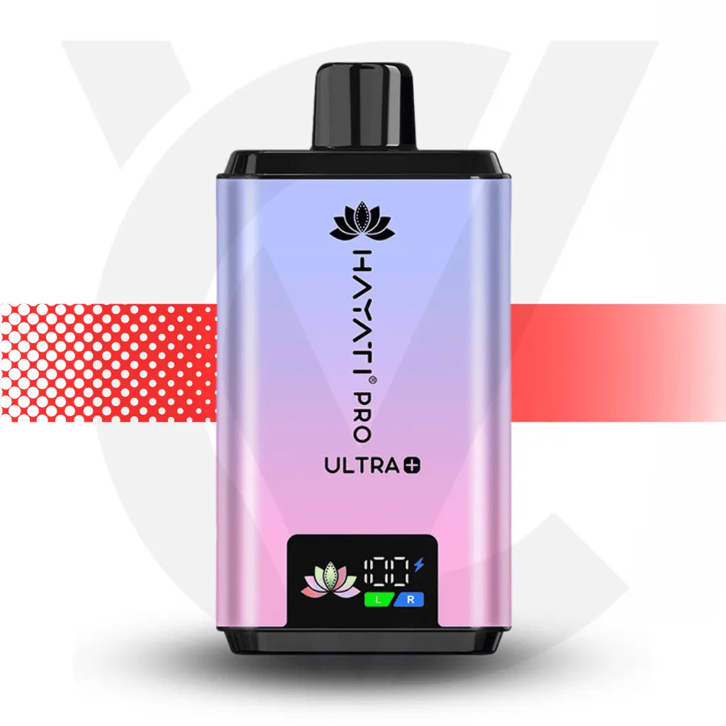 Hayati Pro Ultra + Disposable Vape - Blueberry Cotton K/Raspberry Cotton K | Cloud Vapez UK