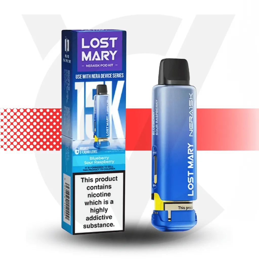 Lost Mary Nera 15K Refill Pack - Blueberry Sour Raspberry | Cloud Vapez UK