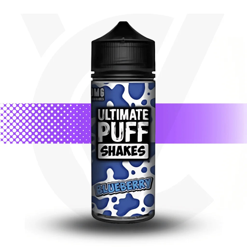 Ultimate Puff 100ml Short Fill - Blueberry Shakes l Cloud Vapez UK