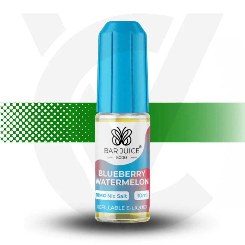 Bar Juice Nic Salt E-Liquid 20MG 10ml - Blueberry Watermelon - Cloud Vapez UK