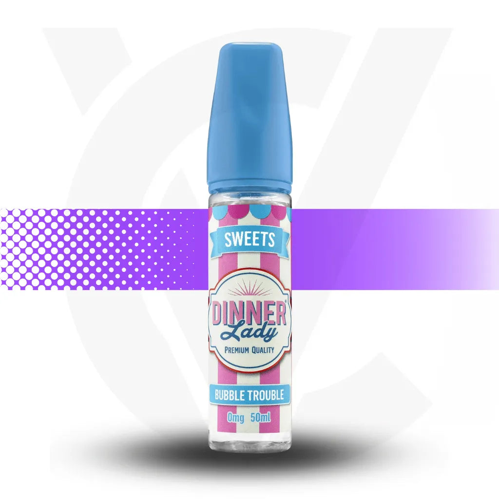 Dinner Lady Sweets 50ml E-Liquid - Bubble Trouble | Cloud Vapez UK