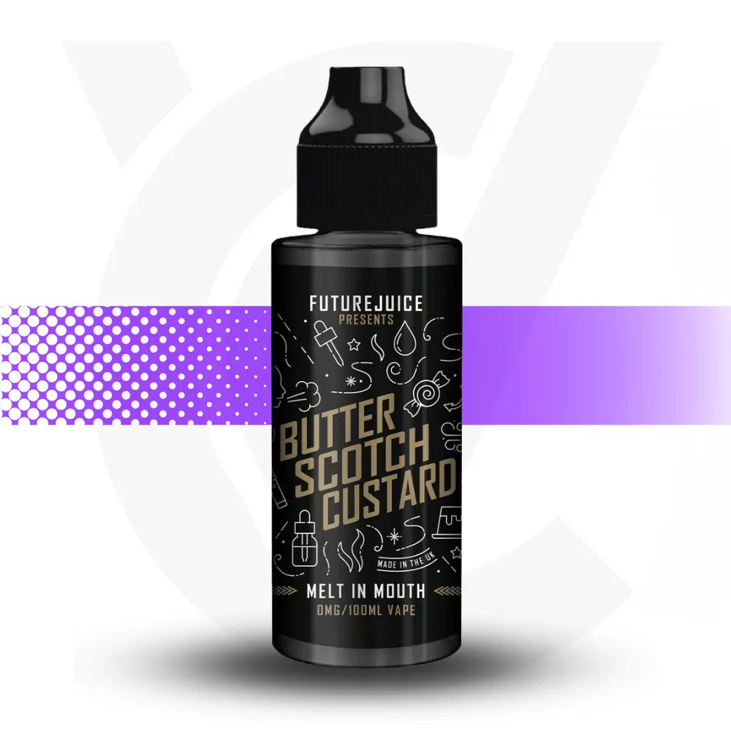 Future Juice 100ml Vape Juice E-Liquid - Butterscotch Custard | Cloud Vapez UK