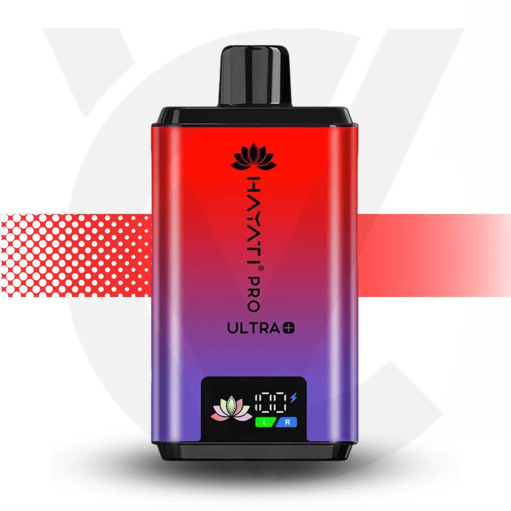 Hayati Pro Ultra + Disposable Vape - Cherry Berry | Cloud Vapez UK