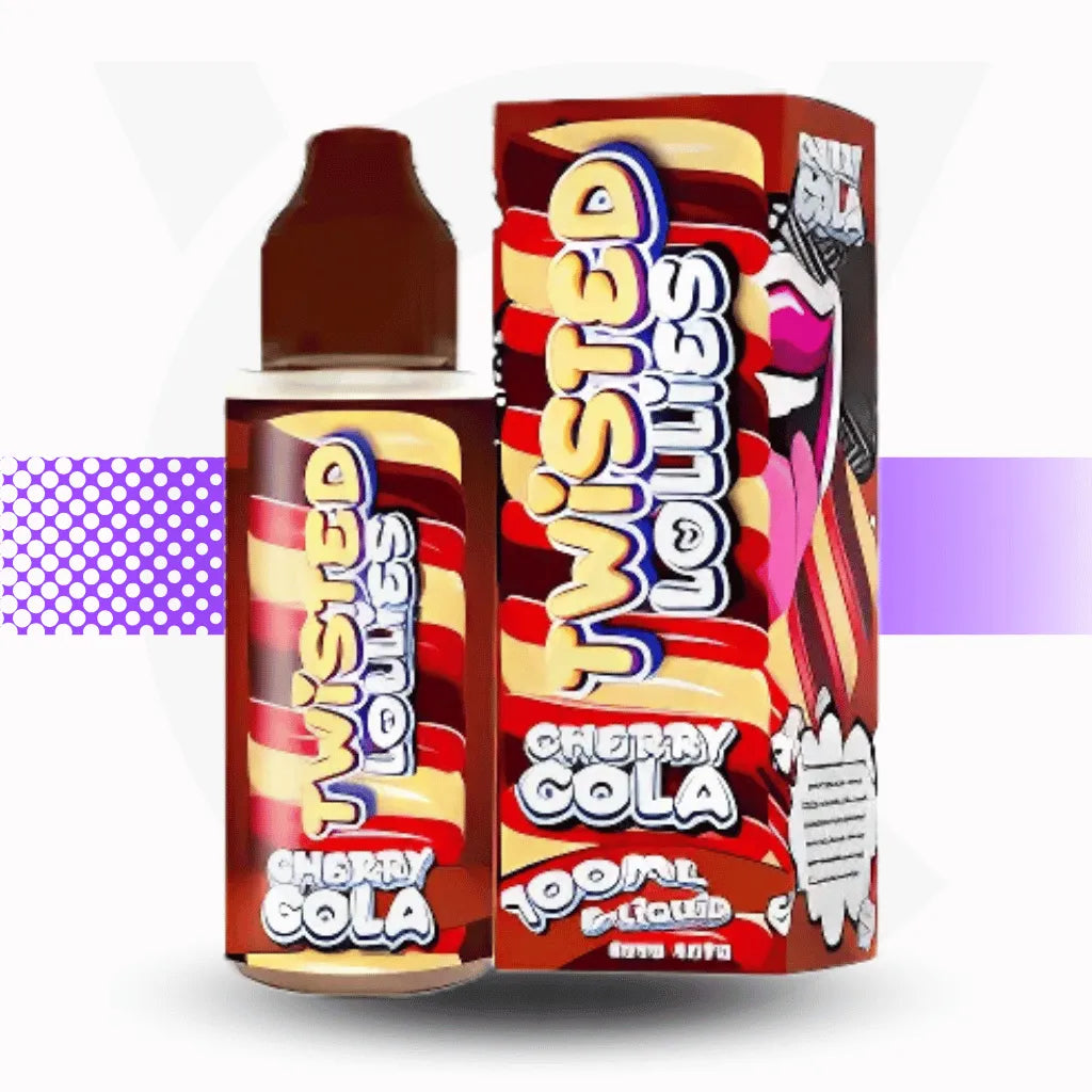 Twisted Lollies 100ml E-Liquid - Cherry Cola | Cloud Vapez UK