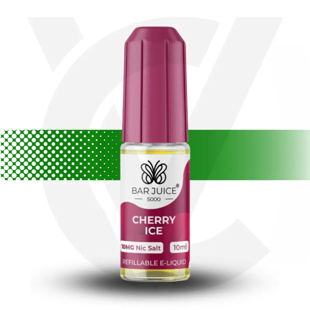 Bar Juice Nic Salt 10MG 10ml - Cherry Ice - Cloud Vapez UK