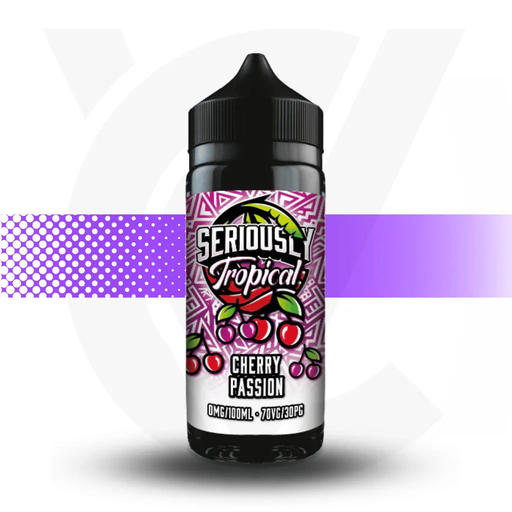 Seriously 100ml E-Liquid - Cherry Passion - Tropical | Cloud Vapez UK