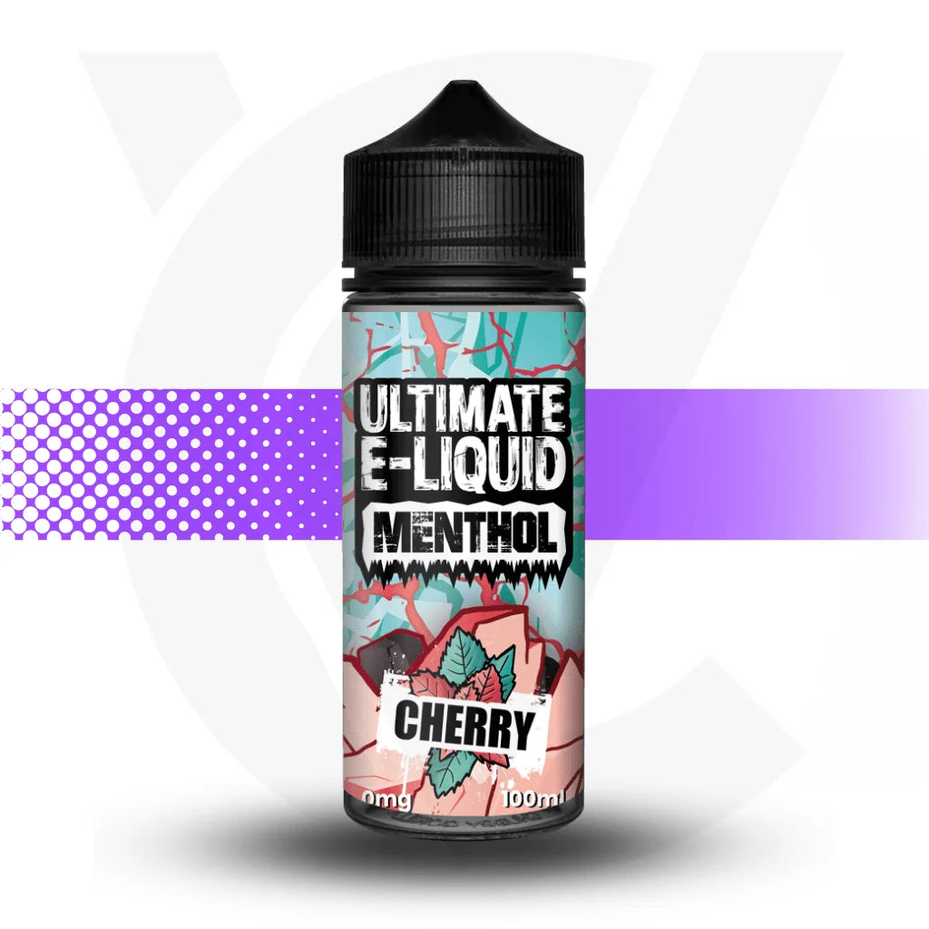 Ultimate Puff 100ml Short Fill - Cherry Menthol l Cloud Vapez UK