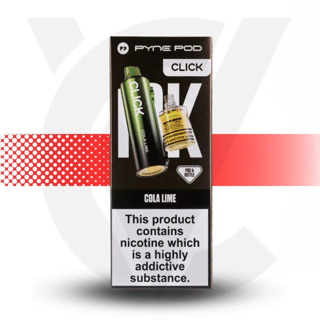 Pyne Pod Click 10K Prefilled Pod - Cola Lime | Cloud Vapez UK