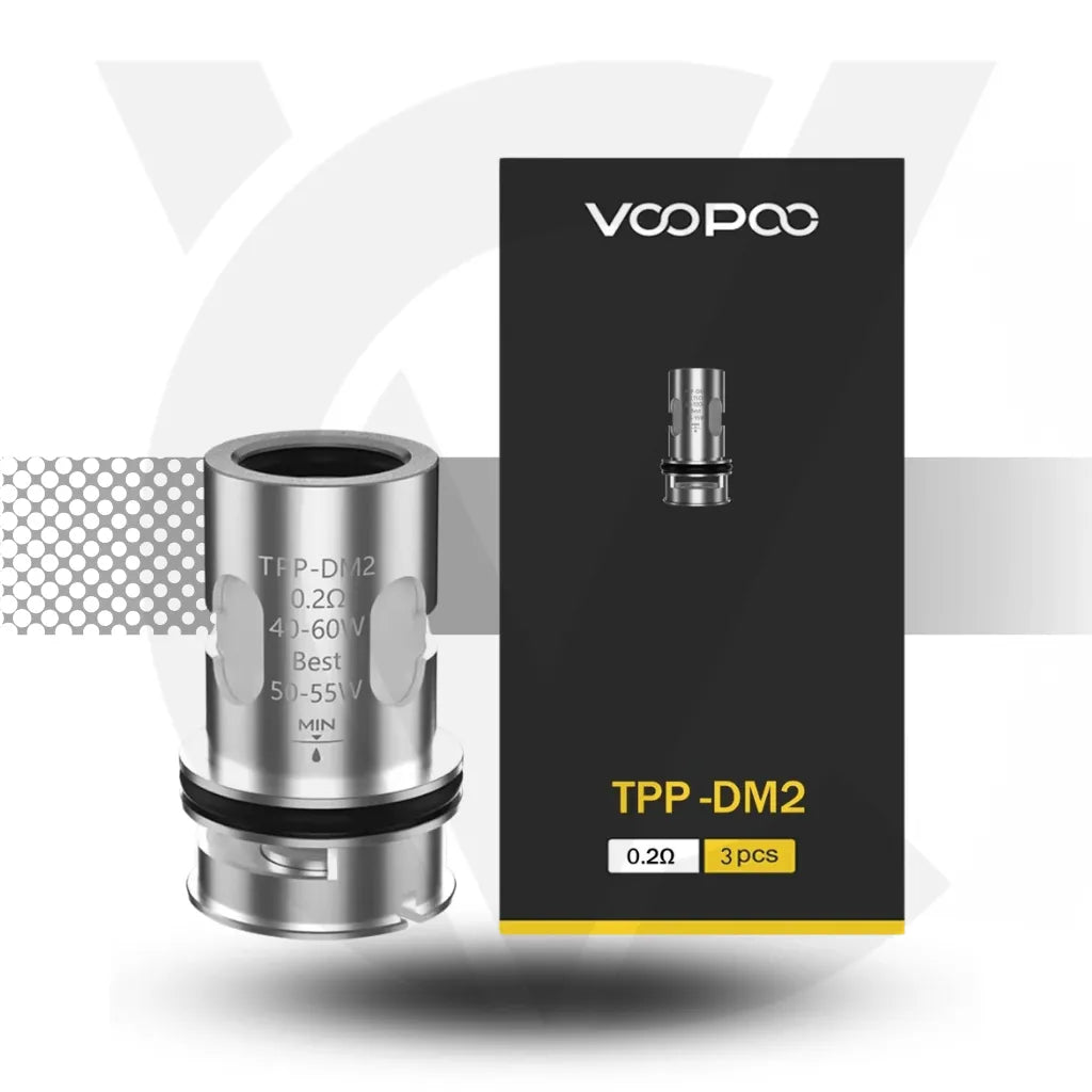Voopoo TPP DM Replacement Coils - DM2 0.2ohm | Cloud Vapez UK