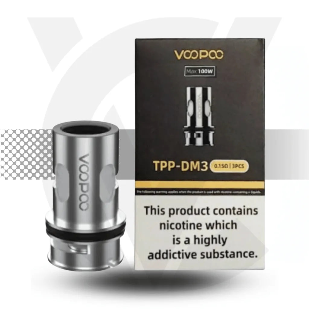 Voopoo TPP DM Replacement Coils - DM3 0.15ohm | Cloud Vapez UK