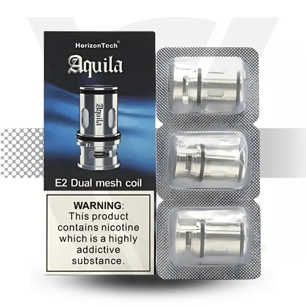 Horizontech Aquila Mesh Replacement Coils - E2 Dual 0.16ohm | Cloud Vapez UK