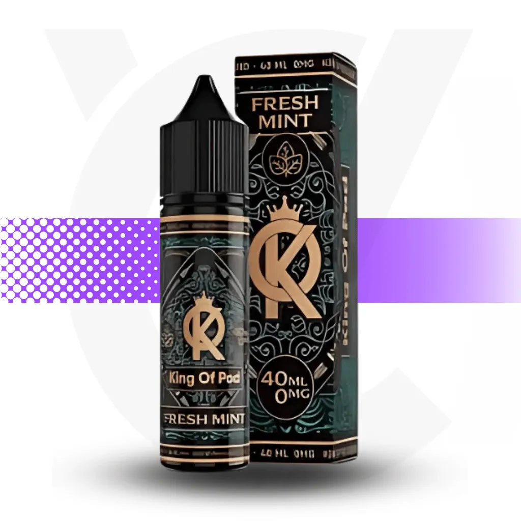 King Of Pod 40ml E-Liquid - Fresh Mint | Cloud Vapez UK