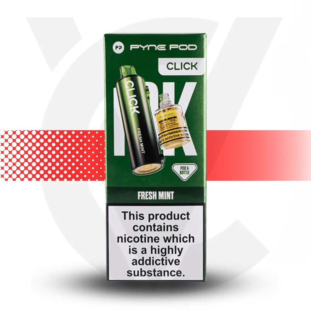 Pyne Pod Click 10K Prefilled Pod - Fresh Mint | Cloud Vapez UK