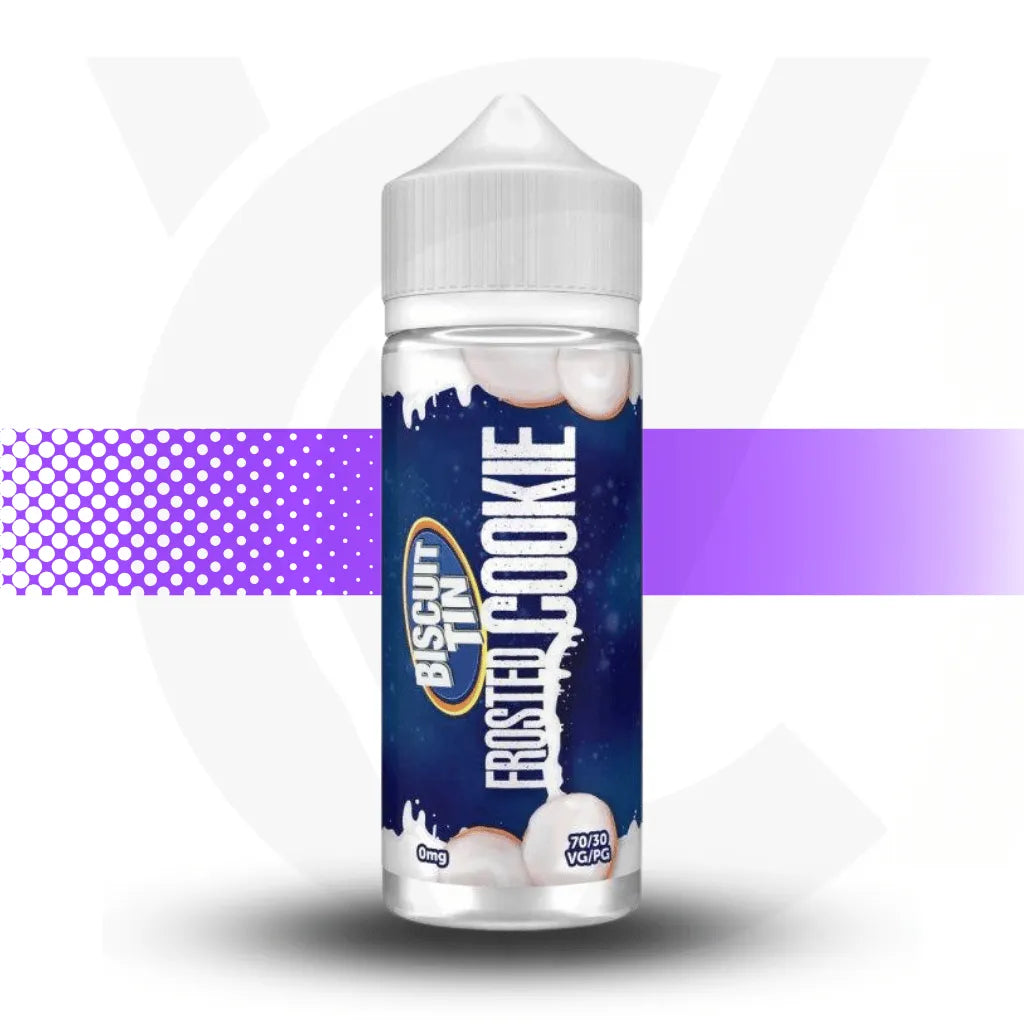 Biscuit Tin 100ml E-Liquid - Frosted Cookie | Cloud Vapez UK
