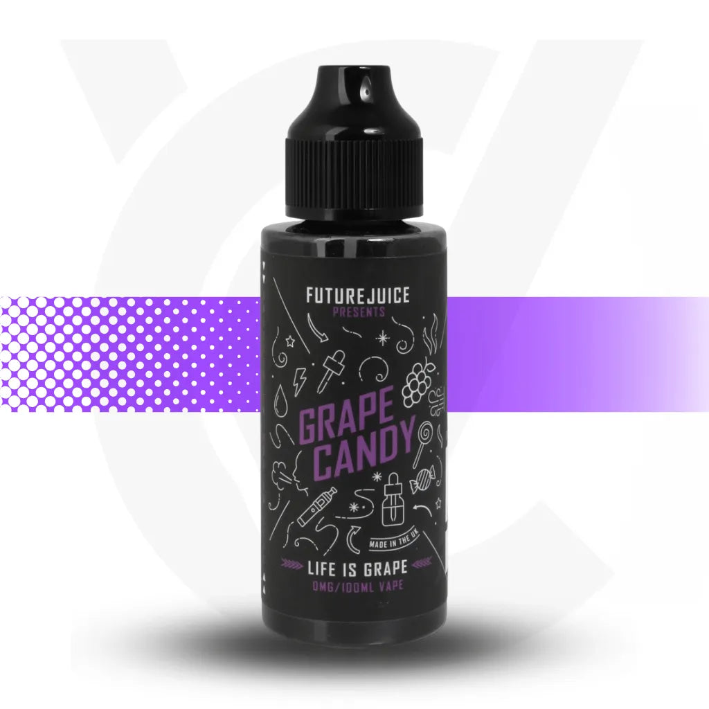 Future Juice 100ml Vape Juice E-Liquid - Grape Candy | Cloud Vapez UK