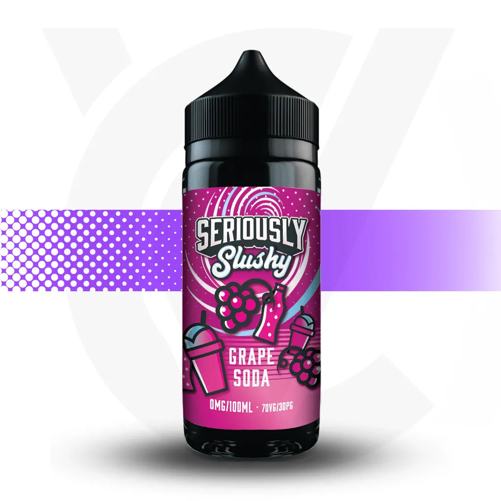 Seriously 100ml E-Liquid - Grape Soda - Slushy | Cloud Vapez UK