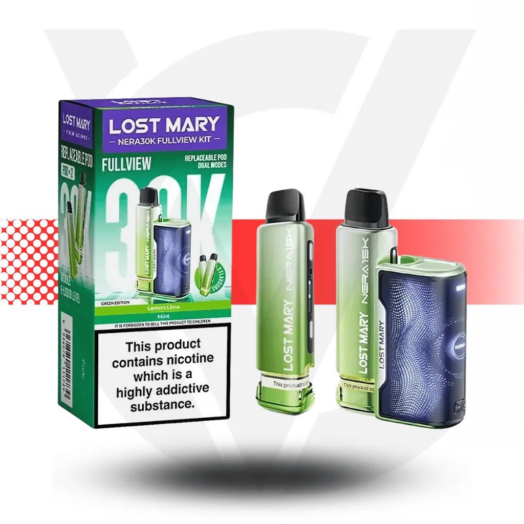 Lost Mary Nera 30K Fullview Kit - Green Edition | Cloud Vapez UK