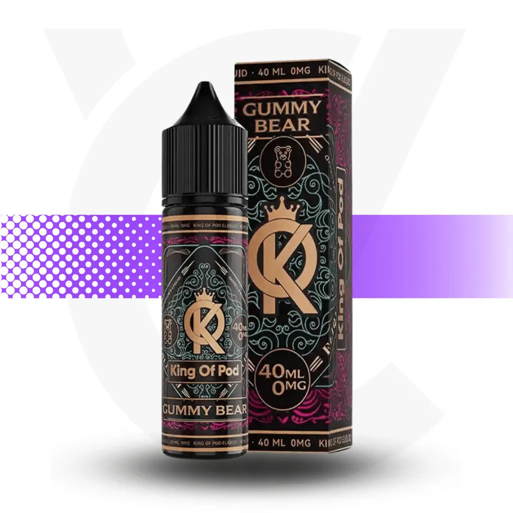 King Of Pod 40ml E-Liquid - Gummy Bear | Cloud Vapez UK