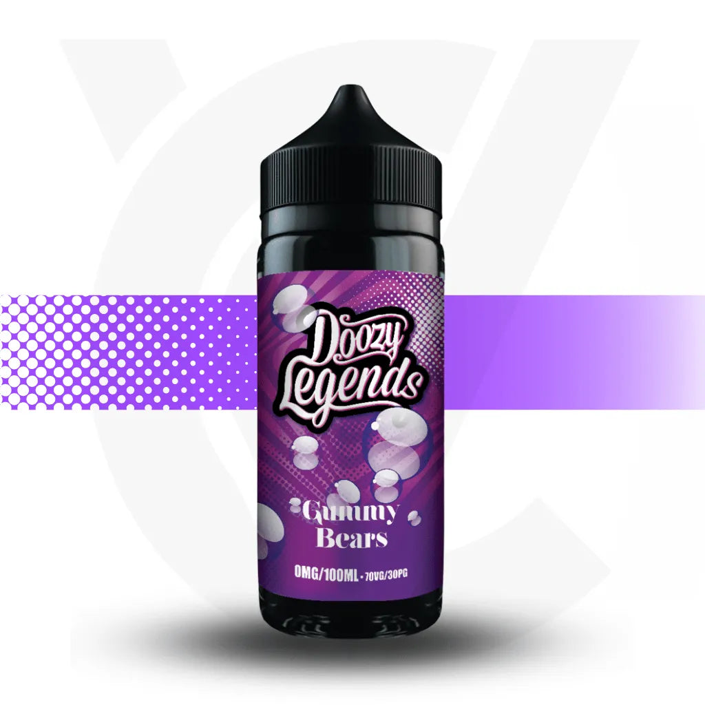 Doozy Legends 100ml E-Liquid - Gummy Bears l Cloud Vapez UK