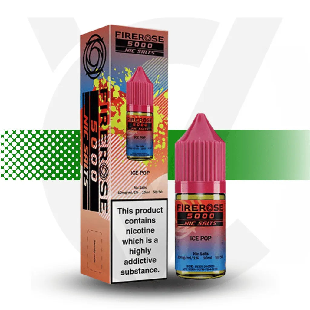 Elux Firerose 5000 10mg Nic Salt - Ice Pop | Cloud Vapez UK