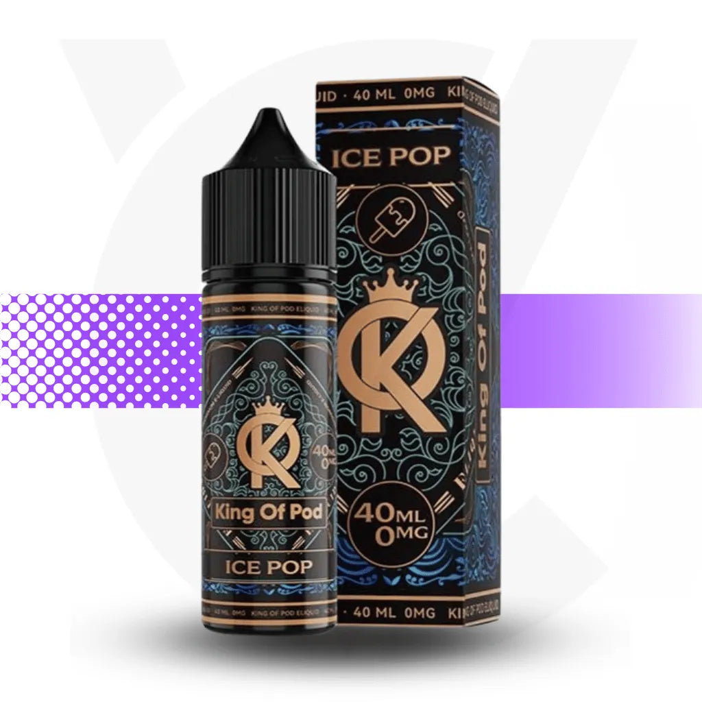 King Of Pod 40ml E-Liquid - Ice Pop | Cloud Vapez UK