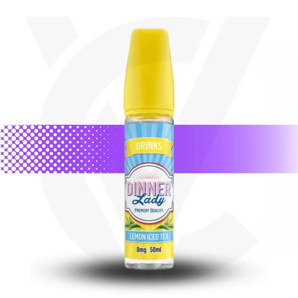 Dinner Lady Drinks 50ml E-Liquid - Lemon Iced Tea | Cloud Vapez UK