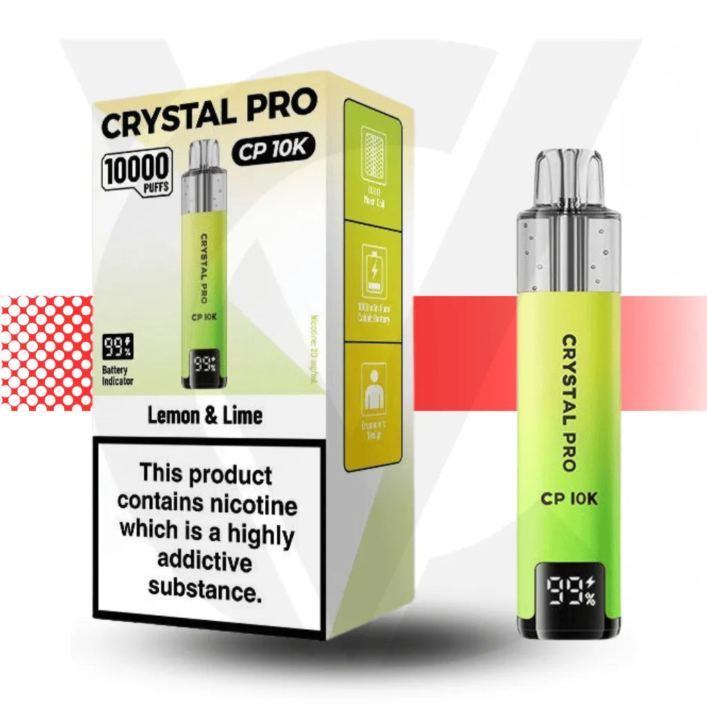 Crystal Pro CP 10K Prefilled Pod Kit - Lemon Lime 0-Nicotine | Cloud Vapez UK