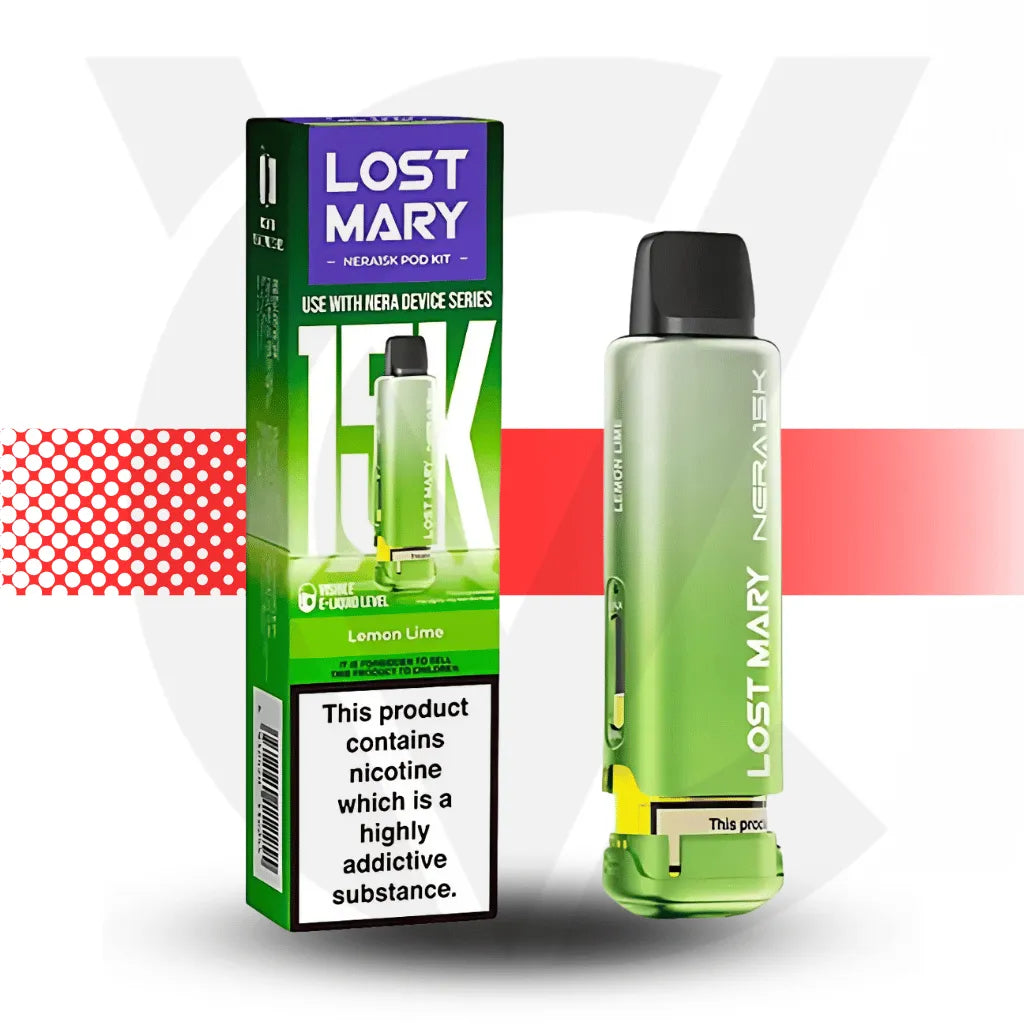 Lost Mary Nera 15K Refill Pack - Lemon Lime | Cloud Vapez UK
