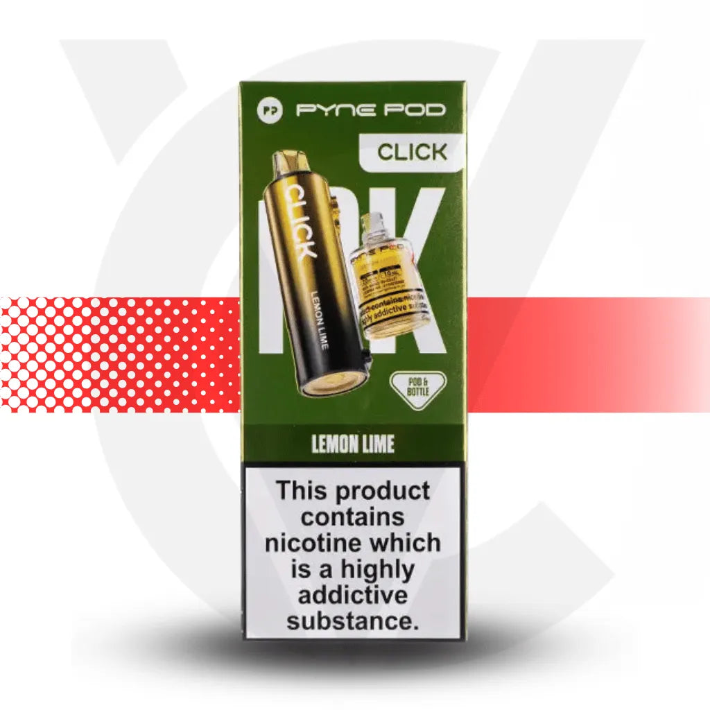 Pyne Pod Click 10K Prefilled Pod - Lemon Lime | Cloud Vapez UK