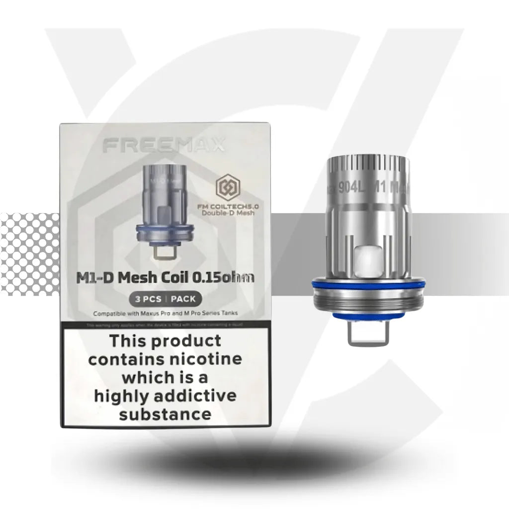 Freemax M Series Mesh Replacement Coils - M1-D 0.15ohm | Cloud Vapez UK