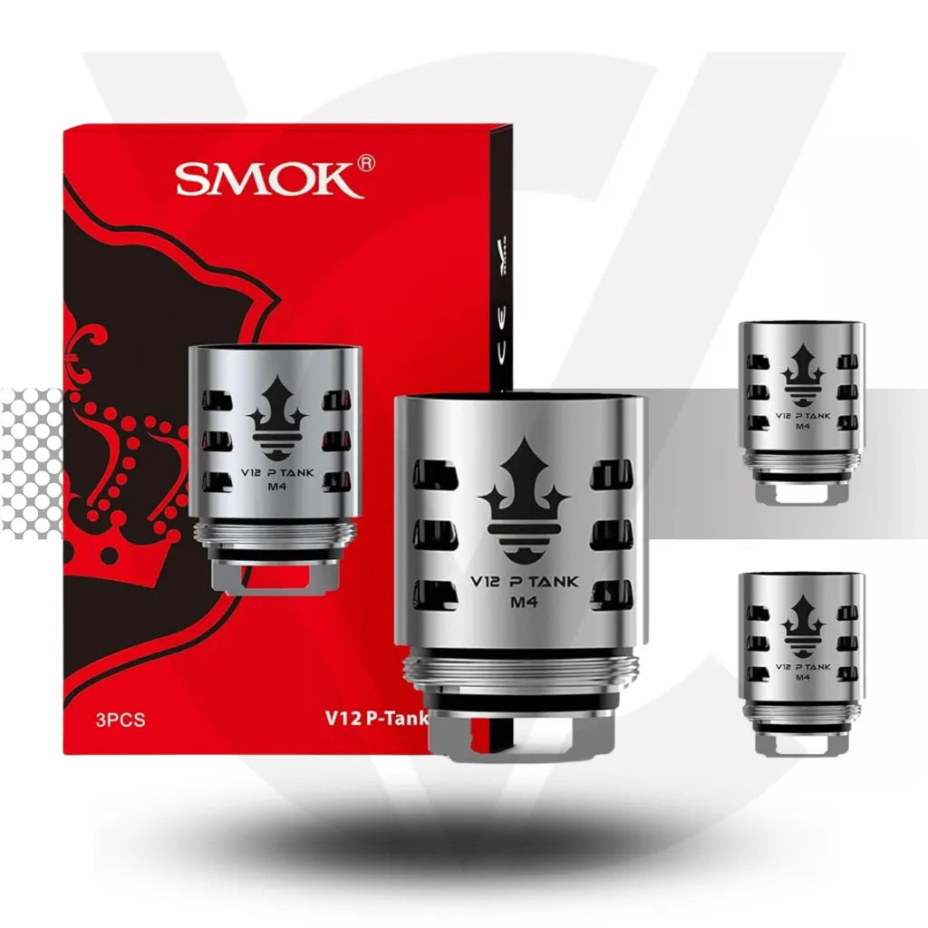 Smok V12 P-Tank Replacement Coils - M4 0.17ohm | Cloud Vapez UK