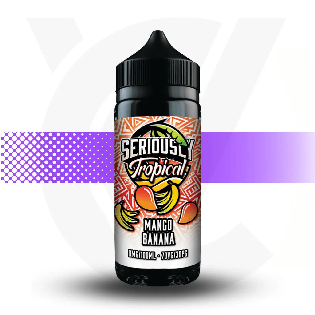 Seriously 100ml E-Liquid - Mango Banana - Tropical | Cloud Vapez UK