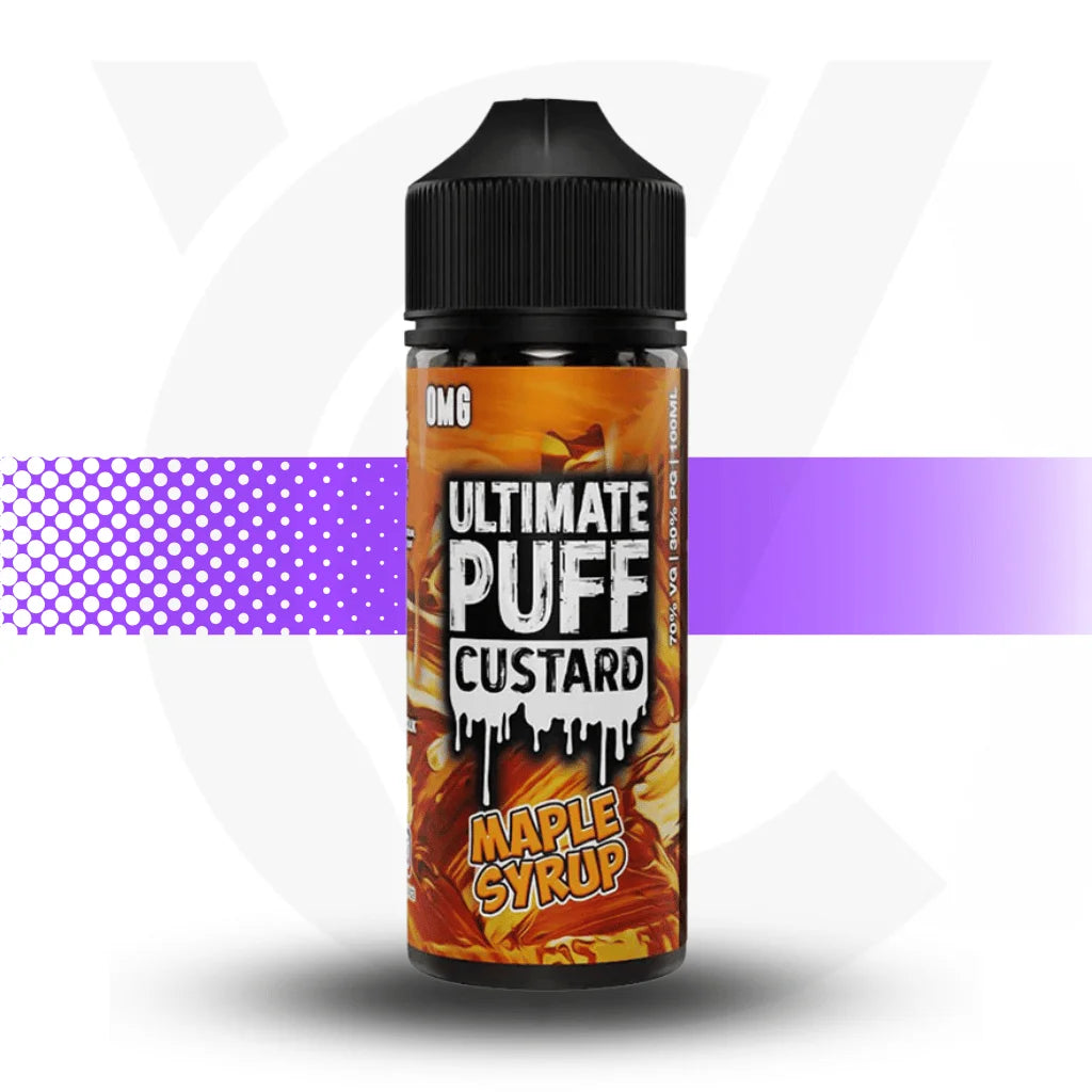 Ultimate Puff 100ml Short Fill - Maple Syrup Custard l Cloud Vapez UK