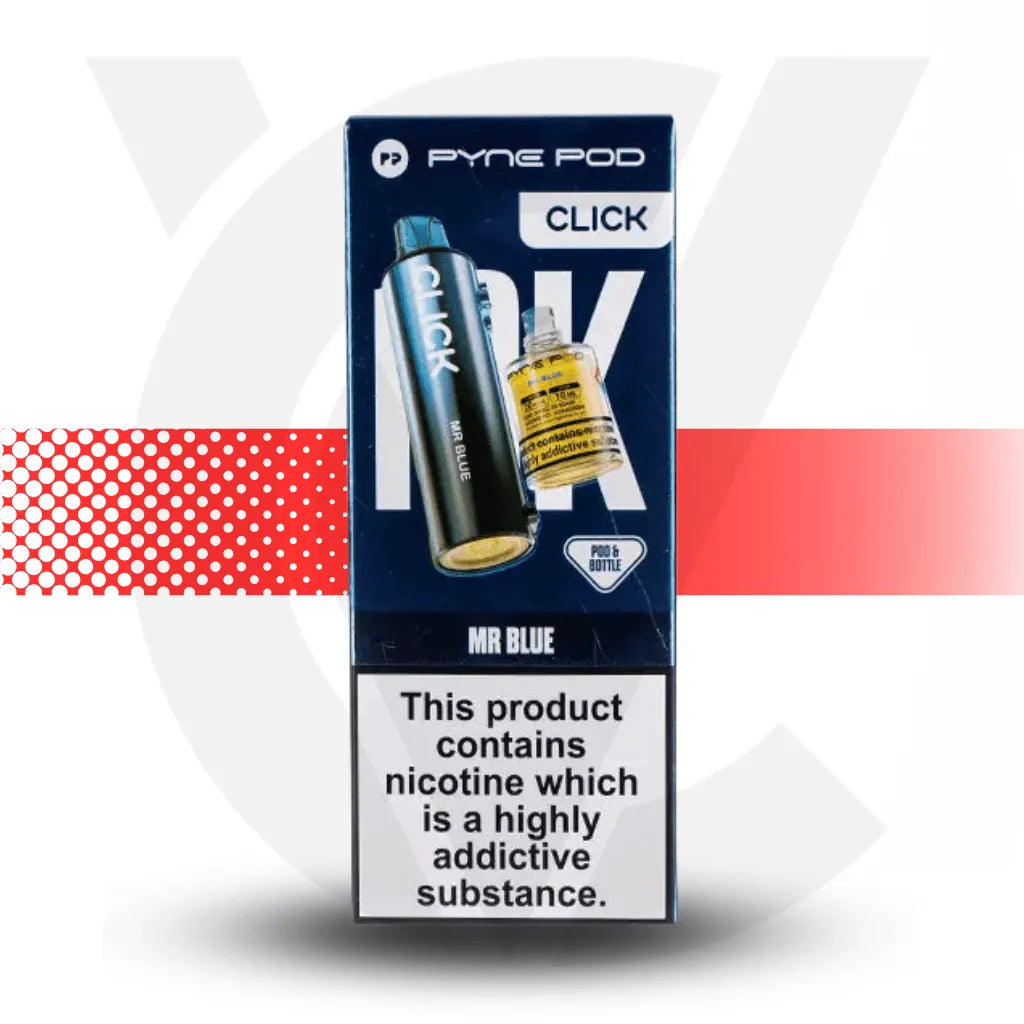 Pyne Pod Click 10K Prefilled Pod - Mr Blue | Cloud Vapez UK