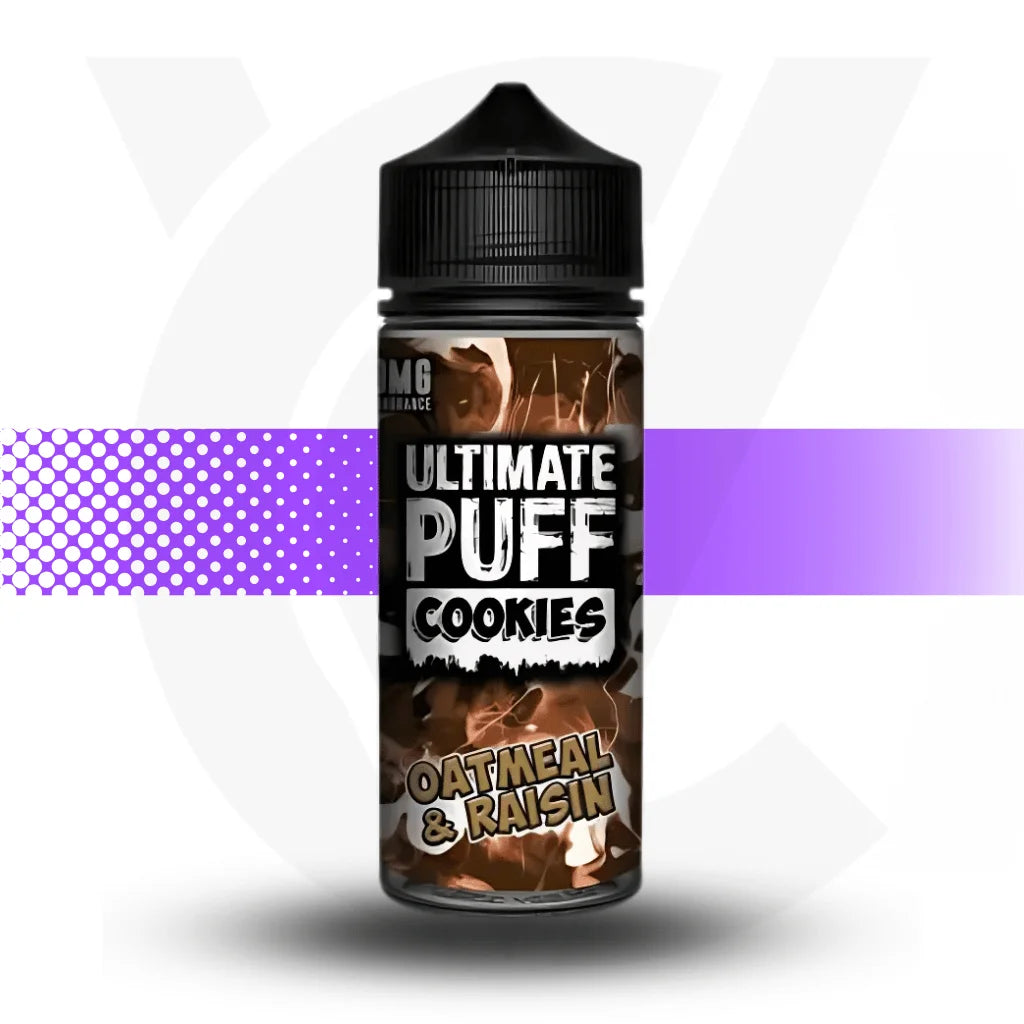 Ultimate Puff 100ml Short Fill - Oatmeal & Raisin Cookies l Cloud Vapez UK