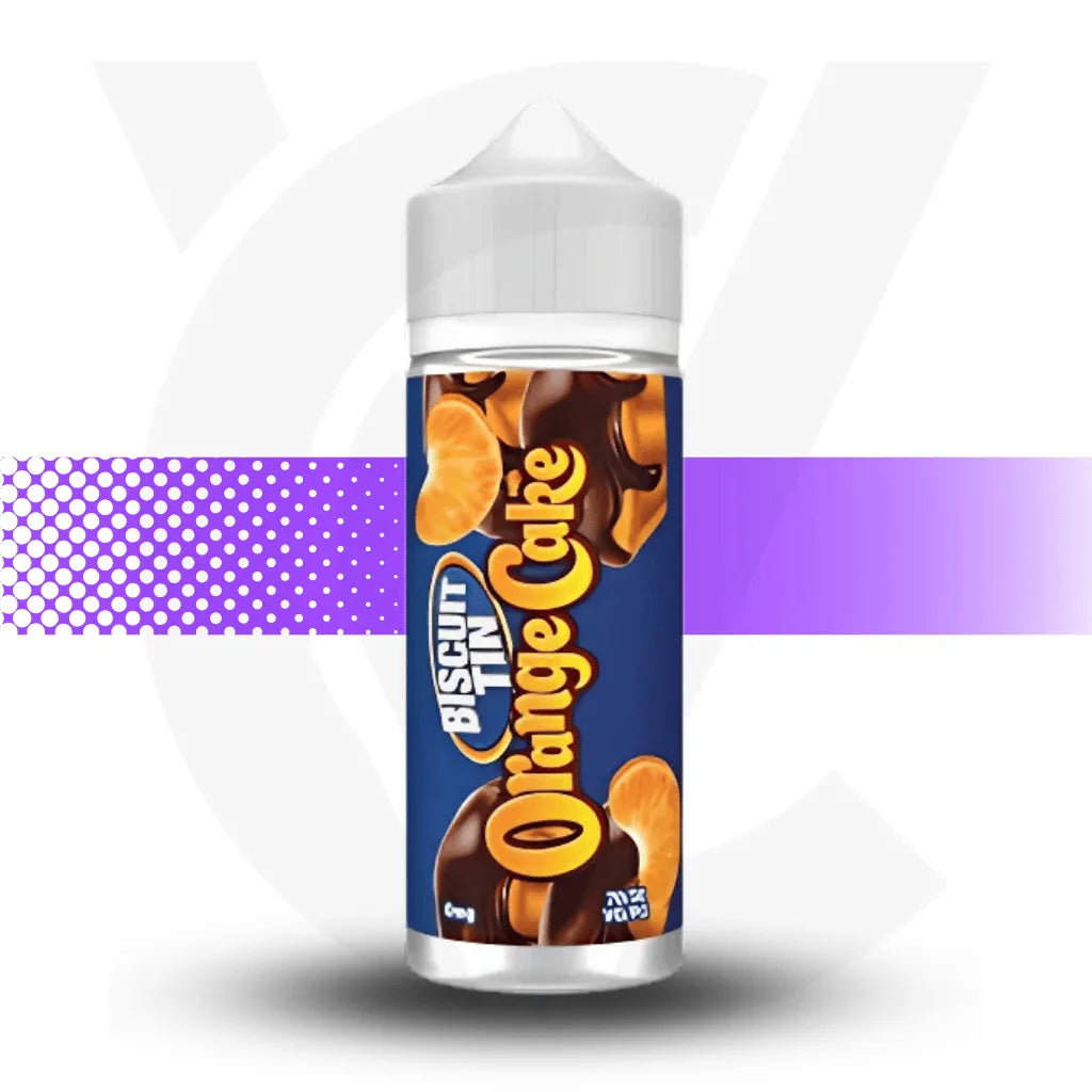Biscuit Tin 100ml E-Liquid - Orange Cake | Cloud Vapez UK