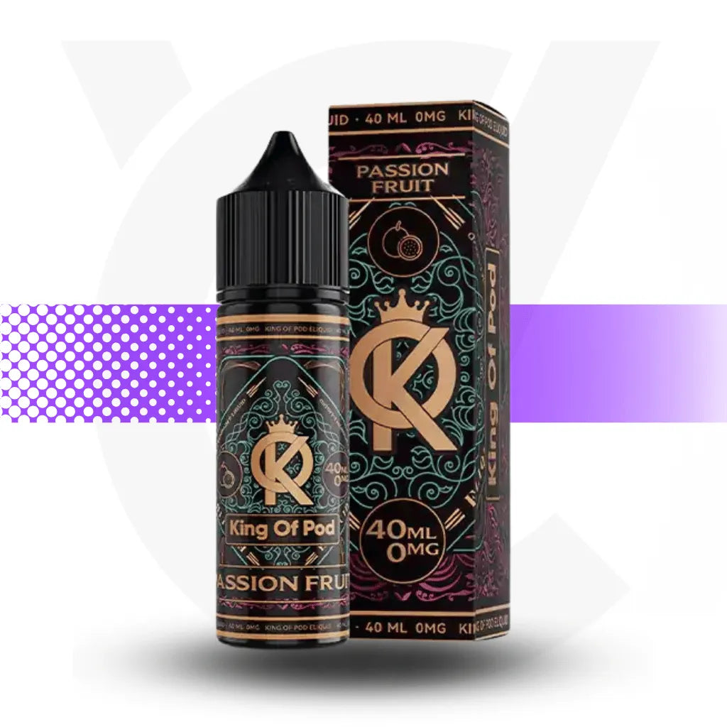 King Of Pod 40ml E-Liquid - Passion Fruit | Cloud Vapez UK