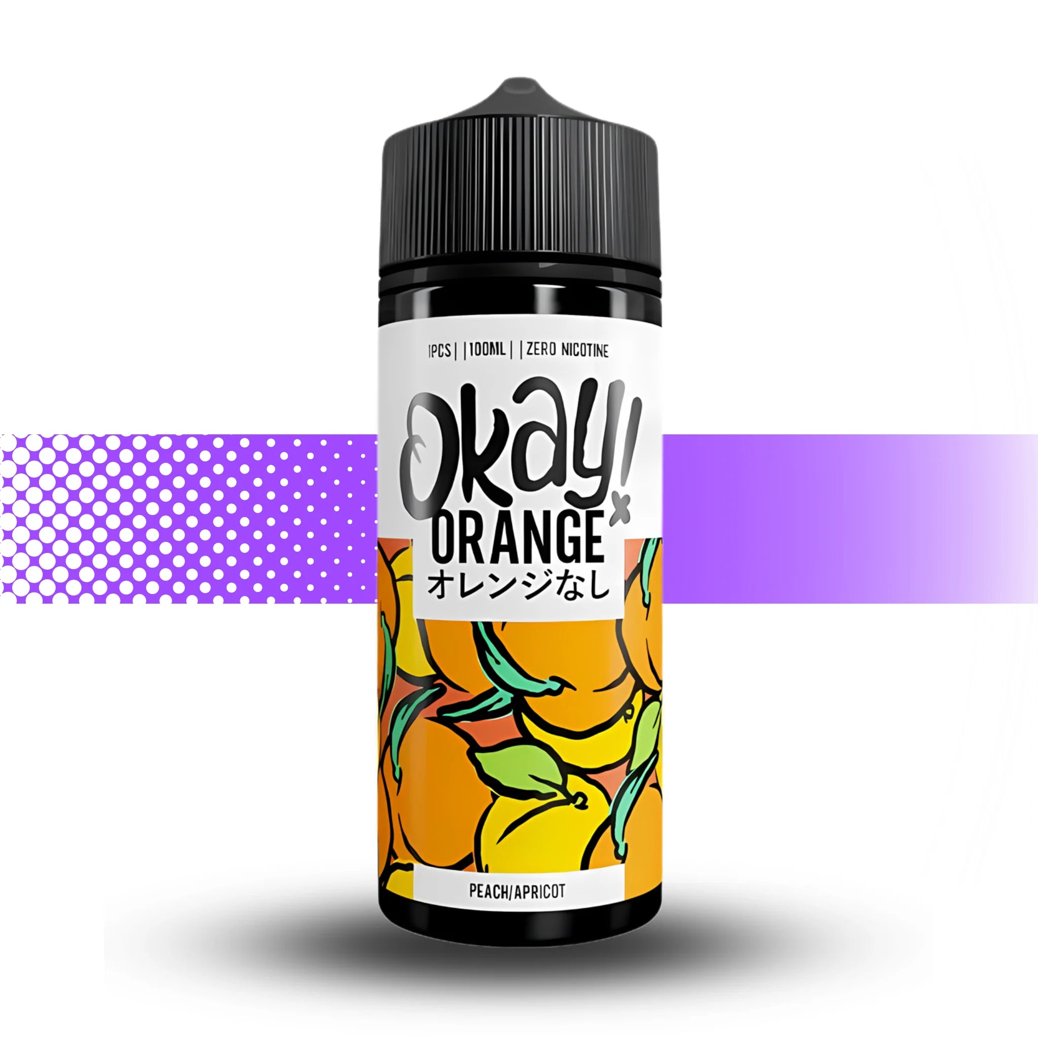 Okay! Orange E-Liquid Short Fill 100ML - Cloud Vaoez UK