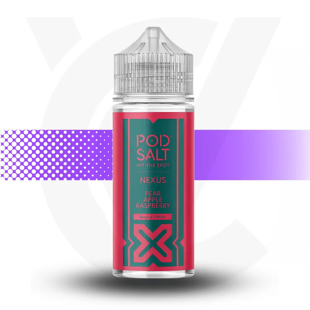 Pod Salt Nexus 100ml E-Liquid - Pear Apple Raspberry | Cloud Vapez UK