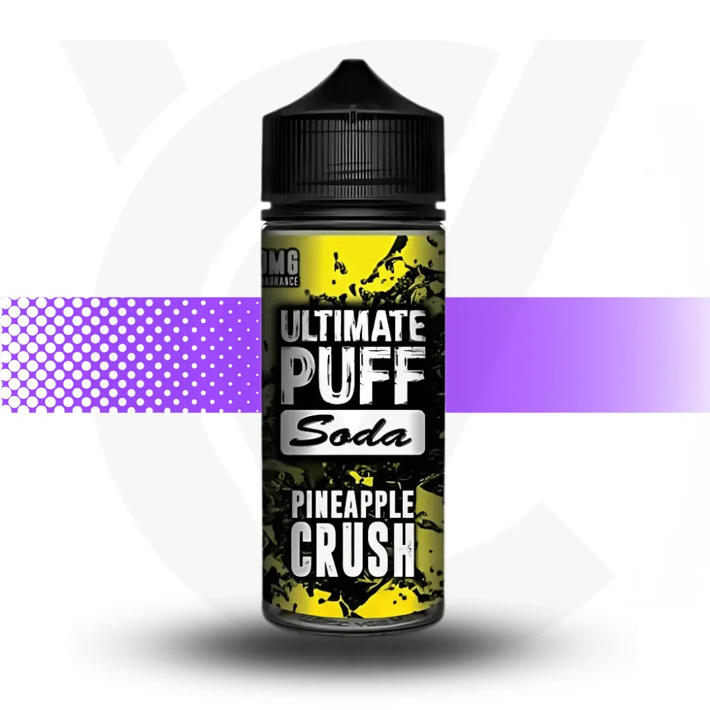 Ultimate Puff 100ml Short Fill - Pineapple Crush Soda l Cloud Vapez UK