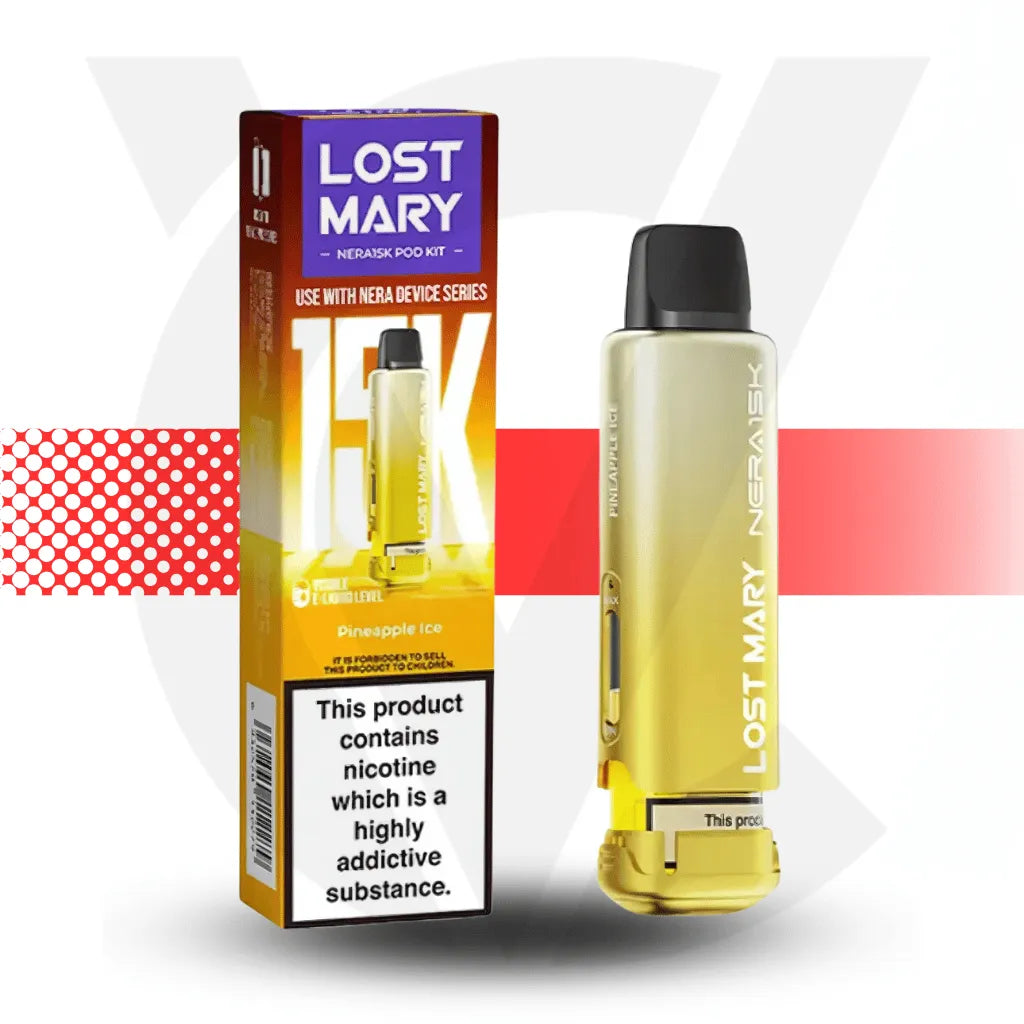 Lost Mary Nera 15K Refill Pack - Pineapple Ice | Cloud Vapez UK