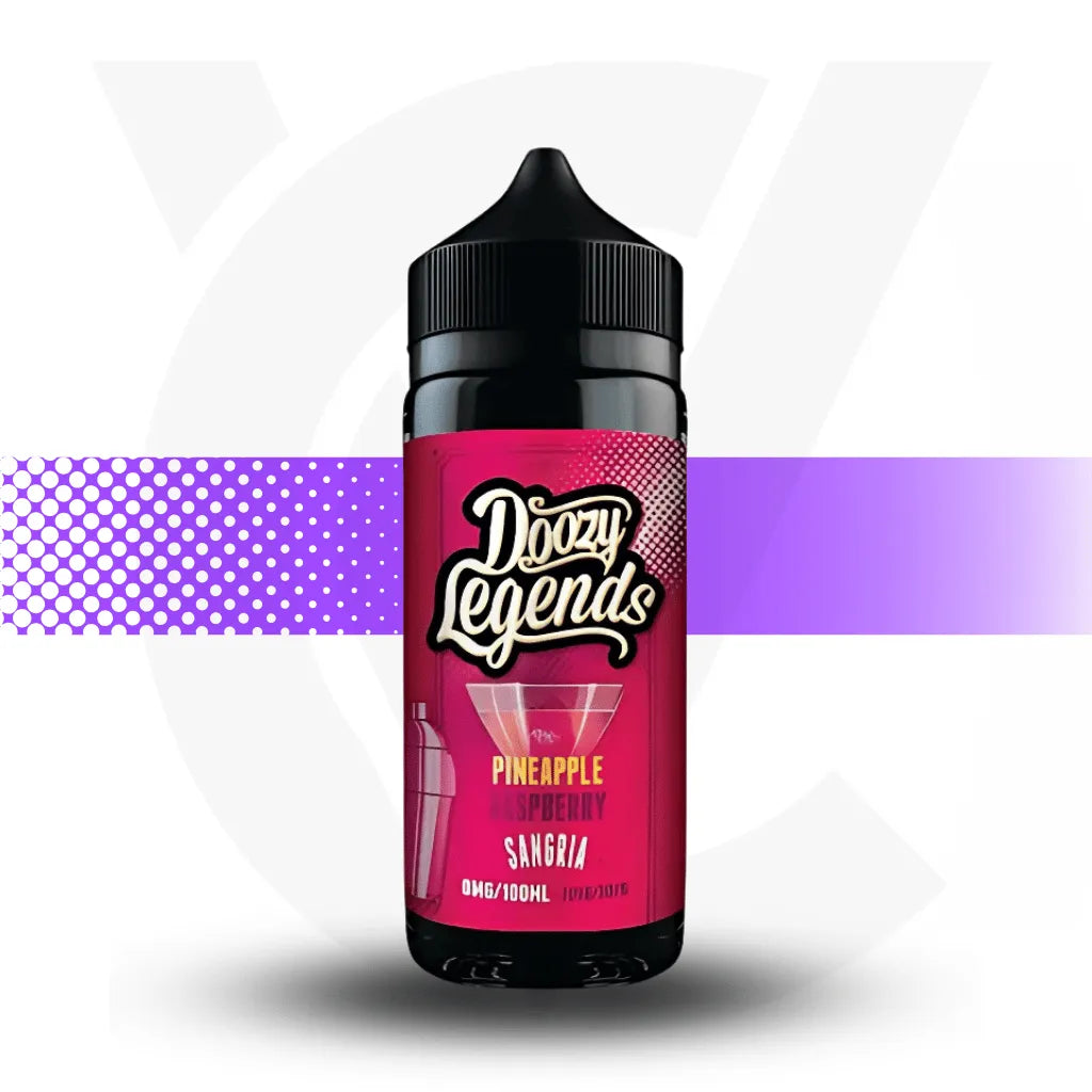 Doozy Legends 100ml E-Liquid - Pineapple Raspberry Sangria l Cloud Vapez UK