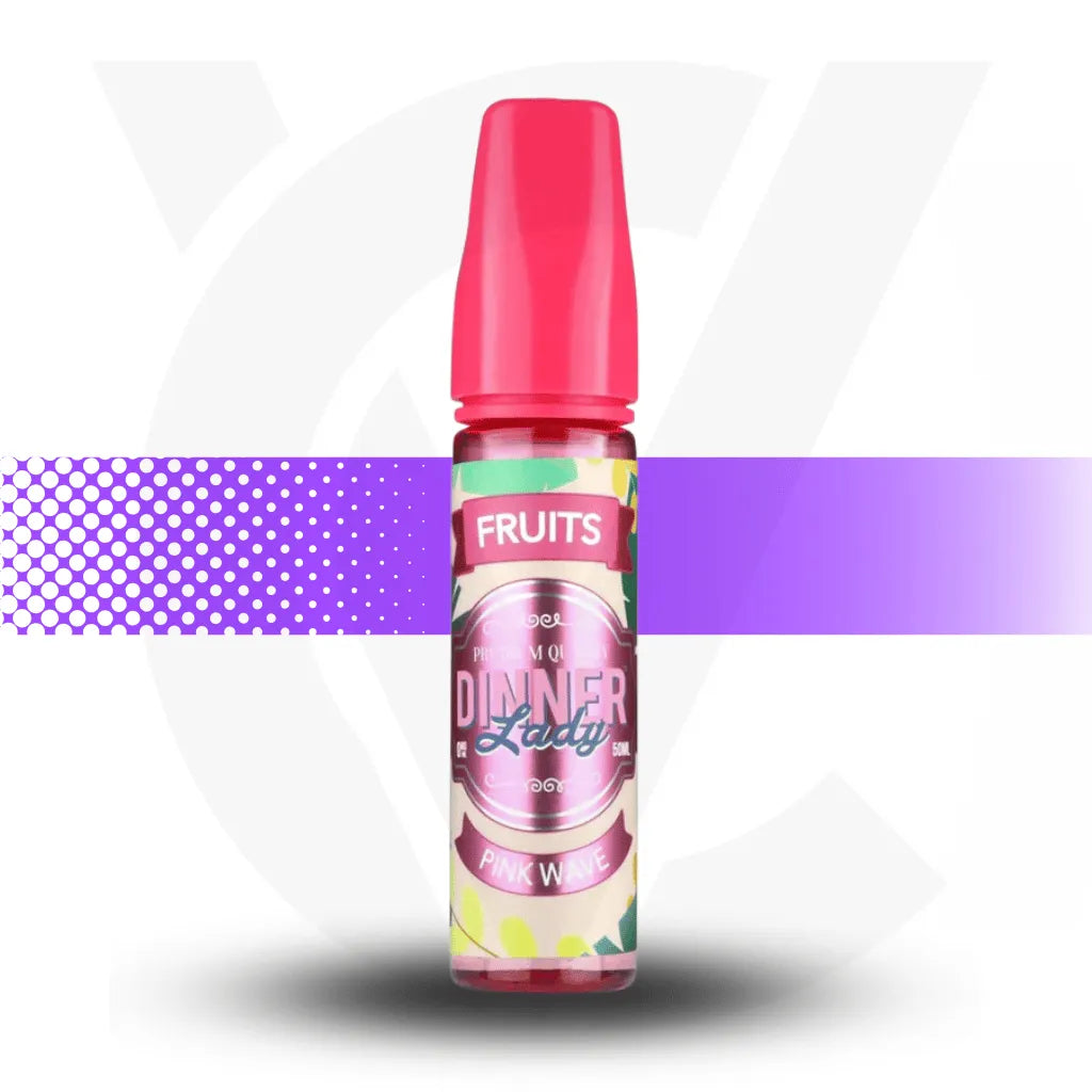 Dinner Lady Fruits 50ml E-Liquid - Pink Wave | Cloud Vapez UK