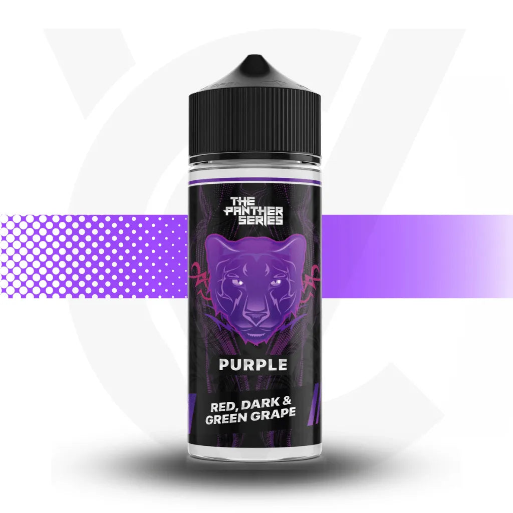 Dr Vapes Panther Series 100ml E-Liquid - Purple - Red, Dark & Green Grape l Cloud Vapez UK