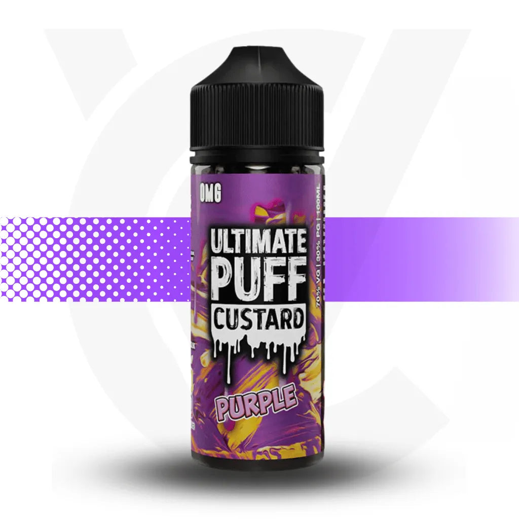 Ultimate Puff 100ml Short Fill - Purple Custard l Cloud Vapez UK
