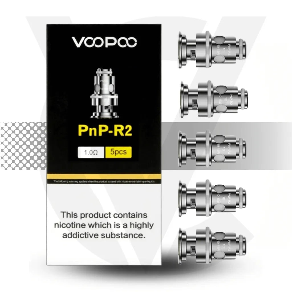 Voopoo PnP Replacement Coils - R2 1.0ohm | Cloud Vapez UK