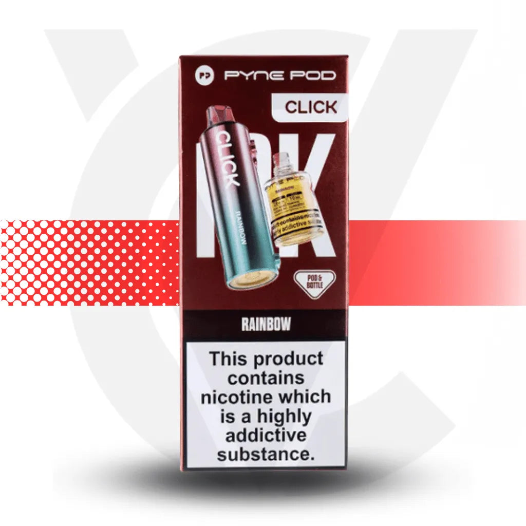 Pyne Pod Click 10K Prefilled Pod - Rainbow | Cloud Vapez UK
