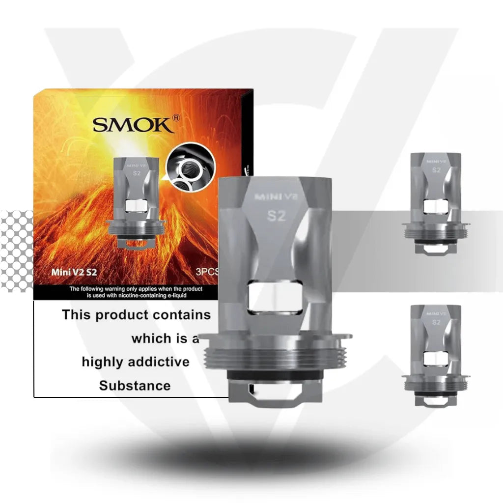 Smok TFV-Mini V2 Replacement Coils - S2 0.15ohm | Cloud Vapez UK