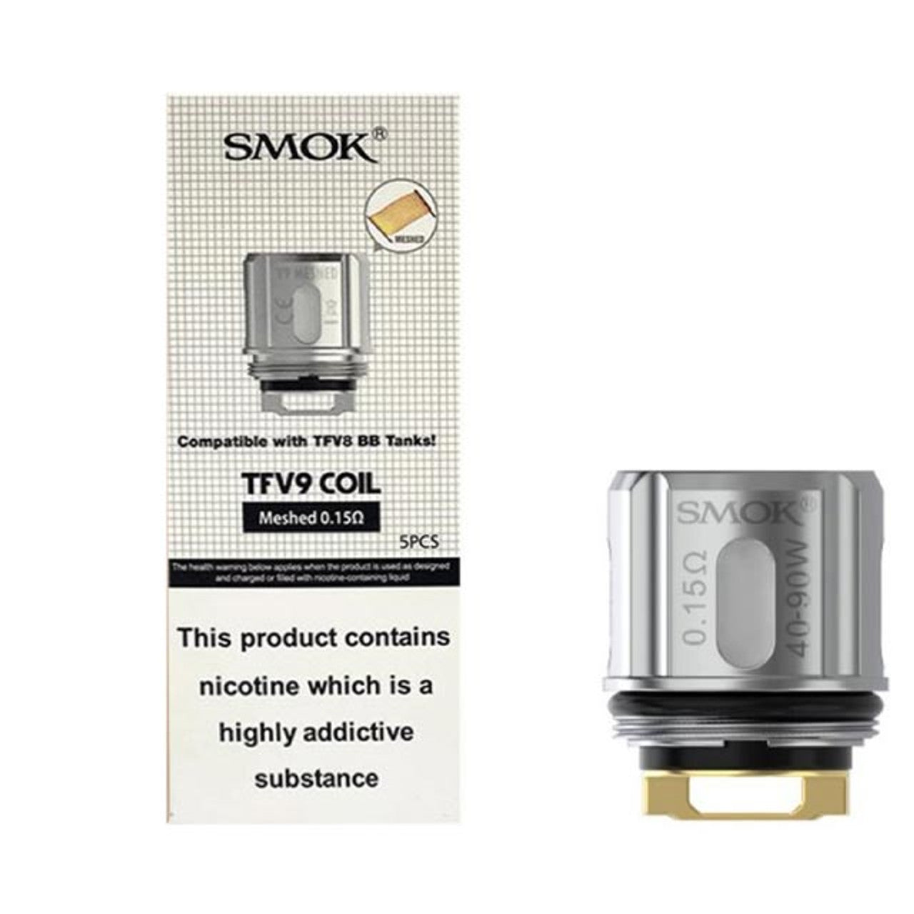 Smok TFV9 Replacement Coils | Cloud Vapez UK